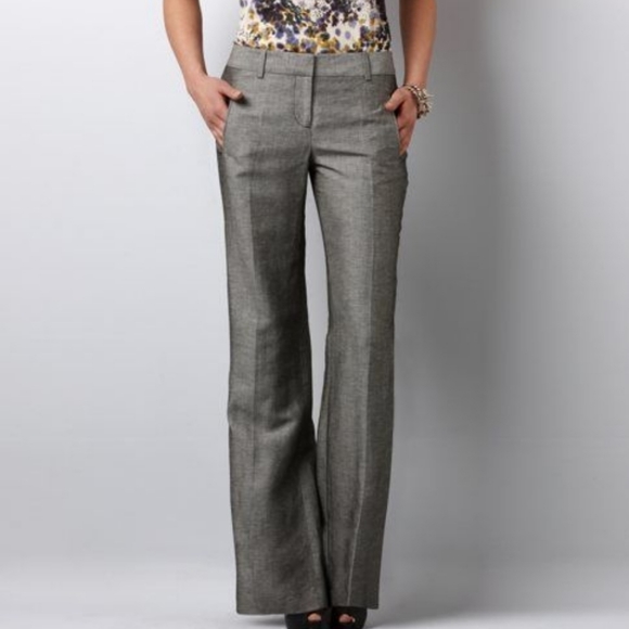 LOFT | Pants u0026 Jumpsuits | Ann Taylor Loft Julie Gray Trouser Size P |  Poshmark